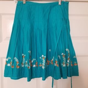 Turquoise Skirt